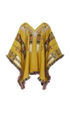 Etro Fringe Oversized Poncho