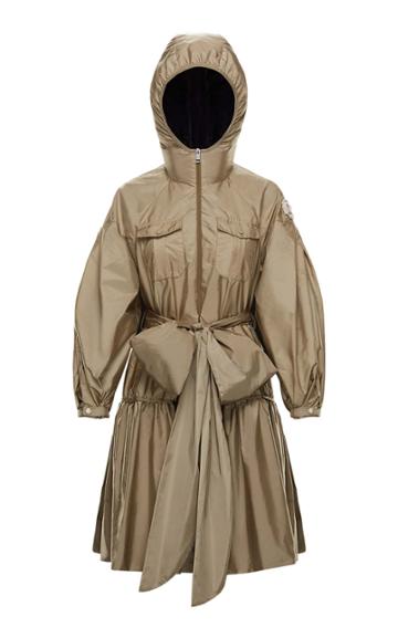 Moncler 4 Simone Rocha Bow-detailed Shell Hooded Coat