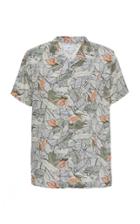 Onia Vacation Printed Cotton-blend Shirt