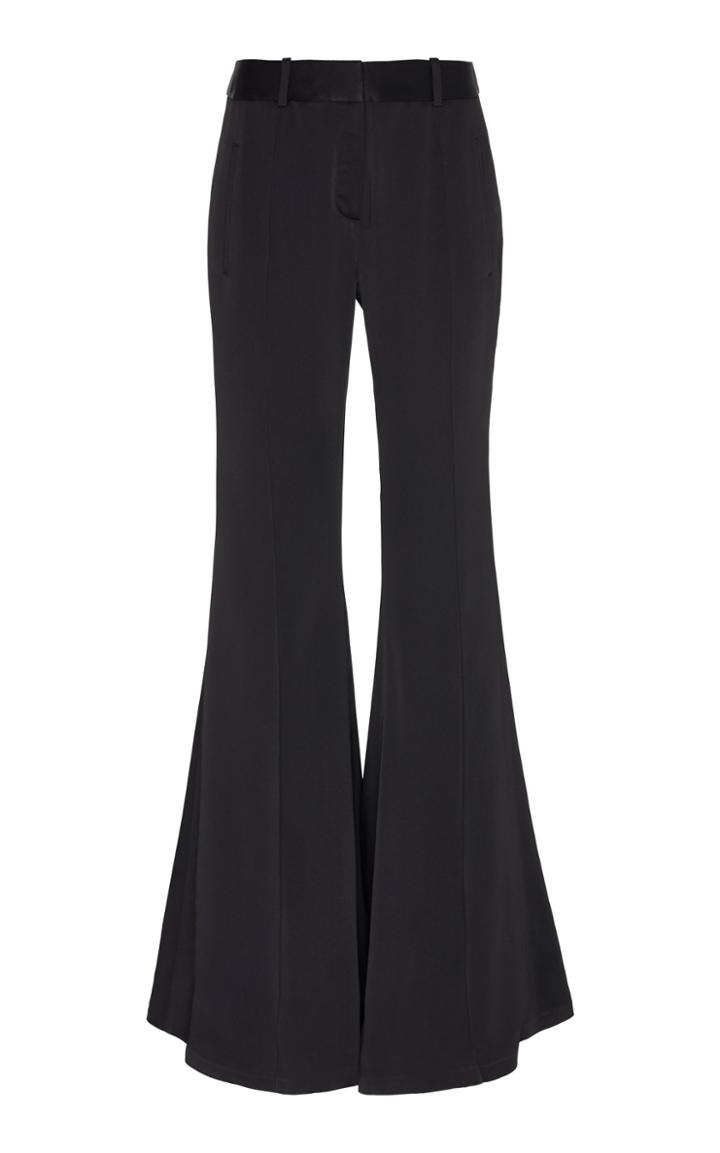 Moda Operandi Khaite Stockard Flared Crepe Pants Size: 0