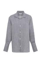 Frame Denim Striped Linen-blend Shirt