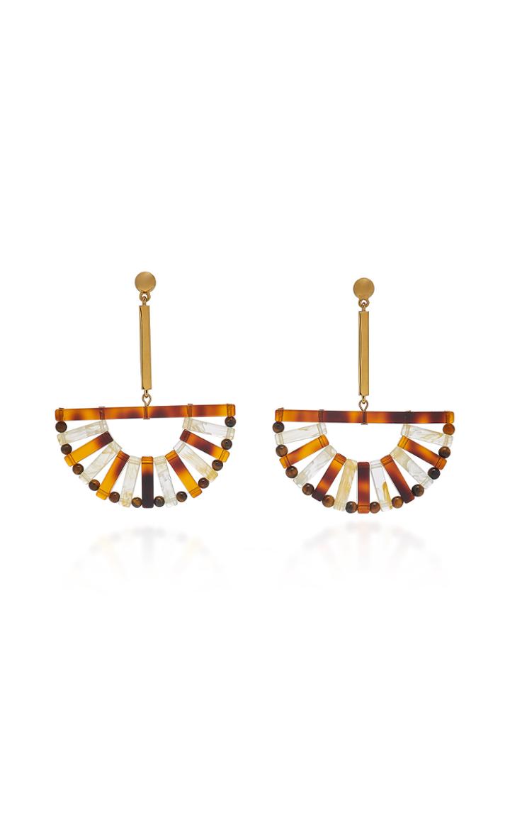 Cult Gaia Ark Resin And Gold-tone Earrings