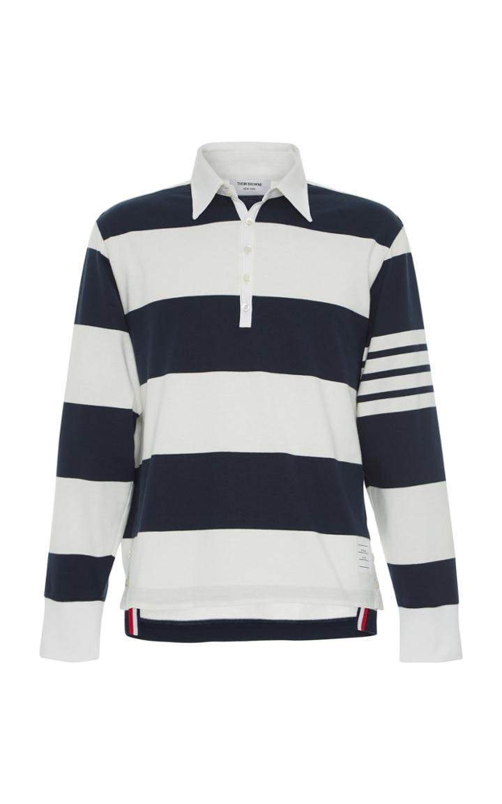 Thom Browne Oversized Cotton Rugby Polo