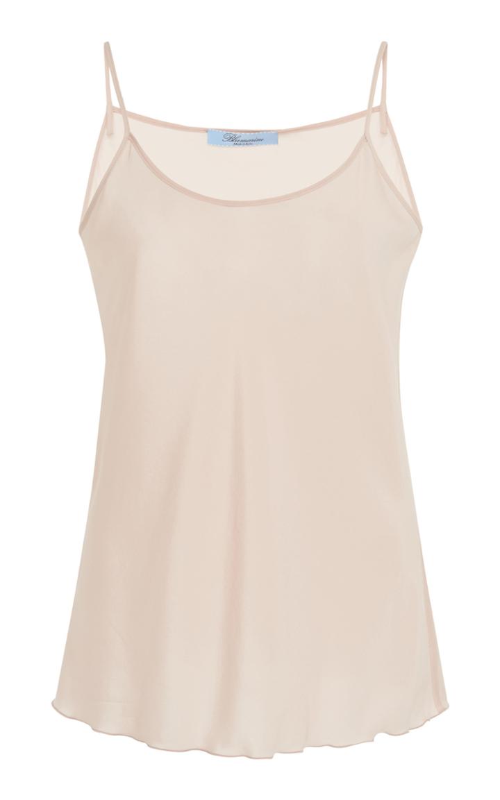 Blumarine Silk Strappy Top