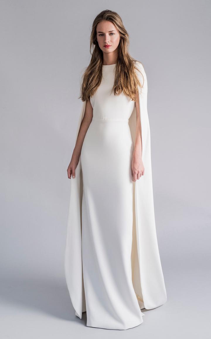 Moda Operandi Sophie Et Voila Classic Cape Gown Size: 34