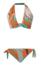 Adriana Degreas Tropiques Halterneck Bikini Set