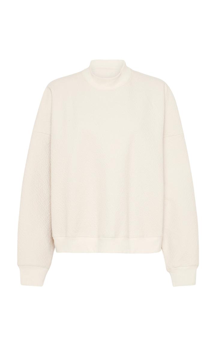 Moda Operandi St. Agni Lari Oversized Cotton Waffle-knit Sweater