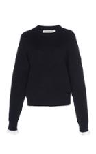 Philosophy Di Lorenzo Serafini Lace-trimmed Crew Neck Sweater