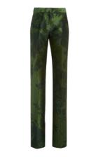 Moda Operandi Carolina Herrera High-rise Jacquard Straight-leg Pants