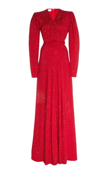 Moda Operandi Michael Kors Collection Stud-embellished Crepe Gown Size: 0