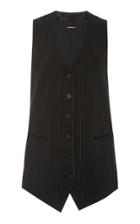 Ann Demeulemeester Bow-detailed Satin Vest