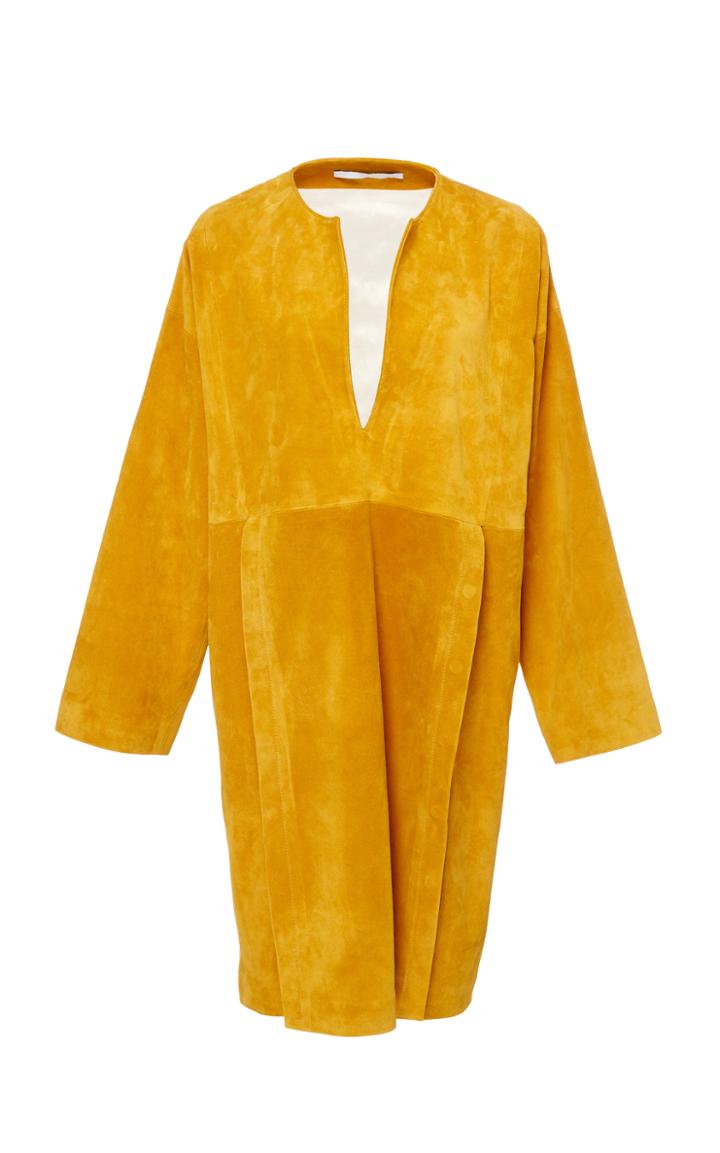 Rosetta Getty Suede Slit Front Tunic