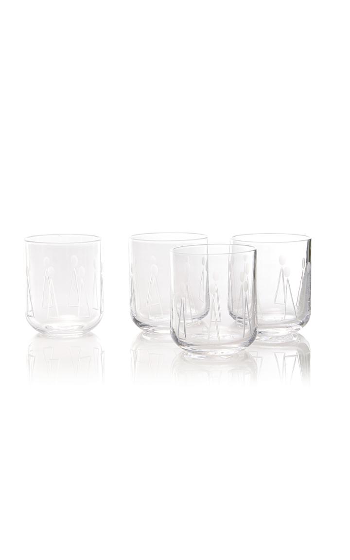 Bianco Light + Space Point Cocktail/rocks Glasses (set Of 4)