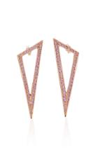 Ralph Masri Sapphire Triangle Earrings