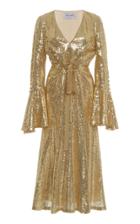 Prabal Gurung Exclusive Sequin-embroidered Midi Dress