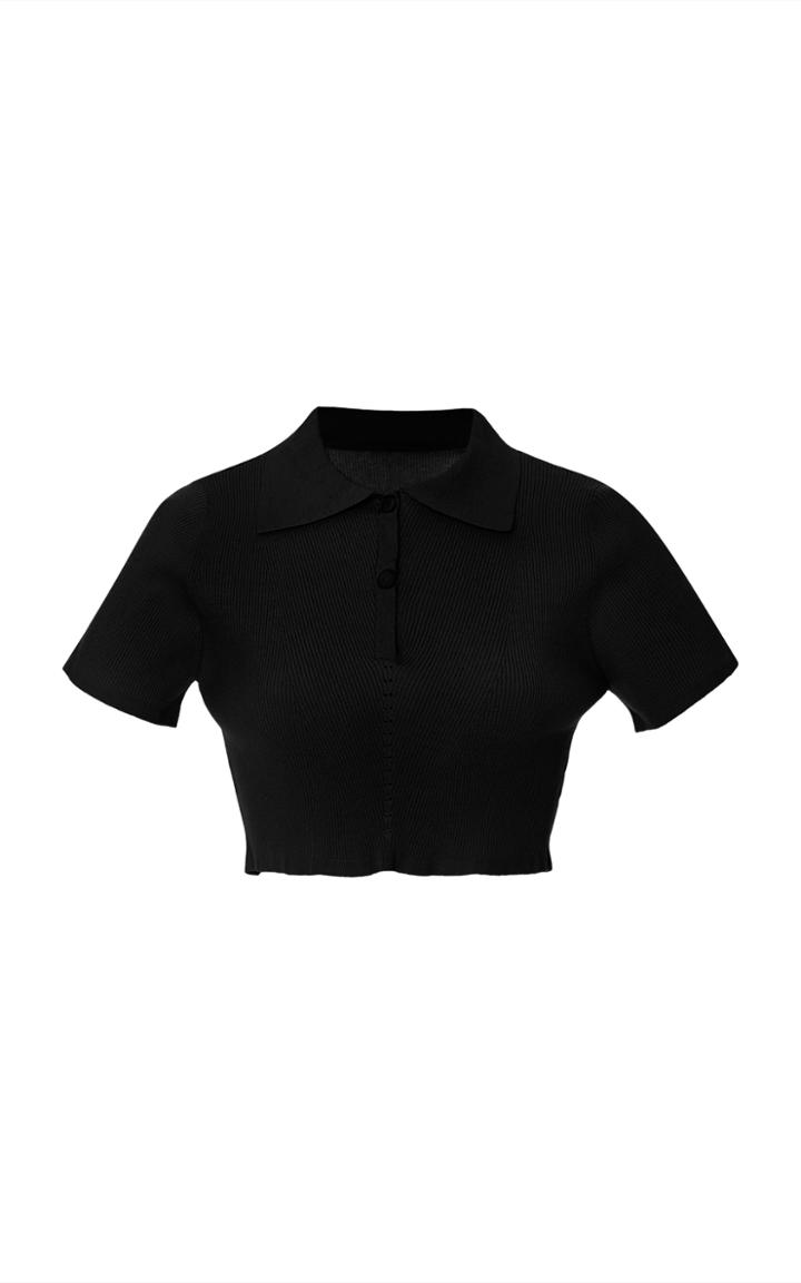 Live The Process Knit Crop Polo