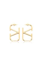 Valentino Vlogo Gold-tone Hoop Earrings