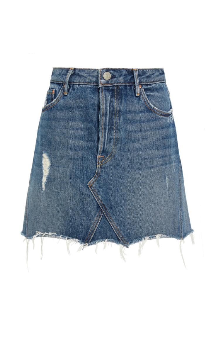 Grlfrnd Denim Eva Denim Mini Skirt