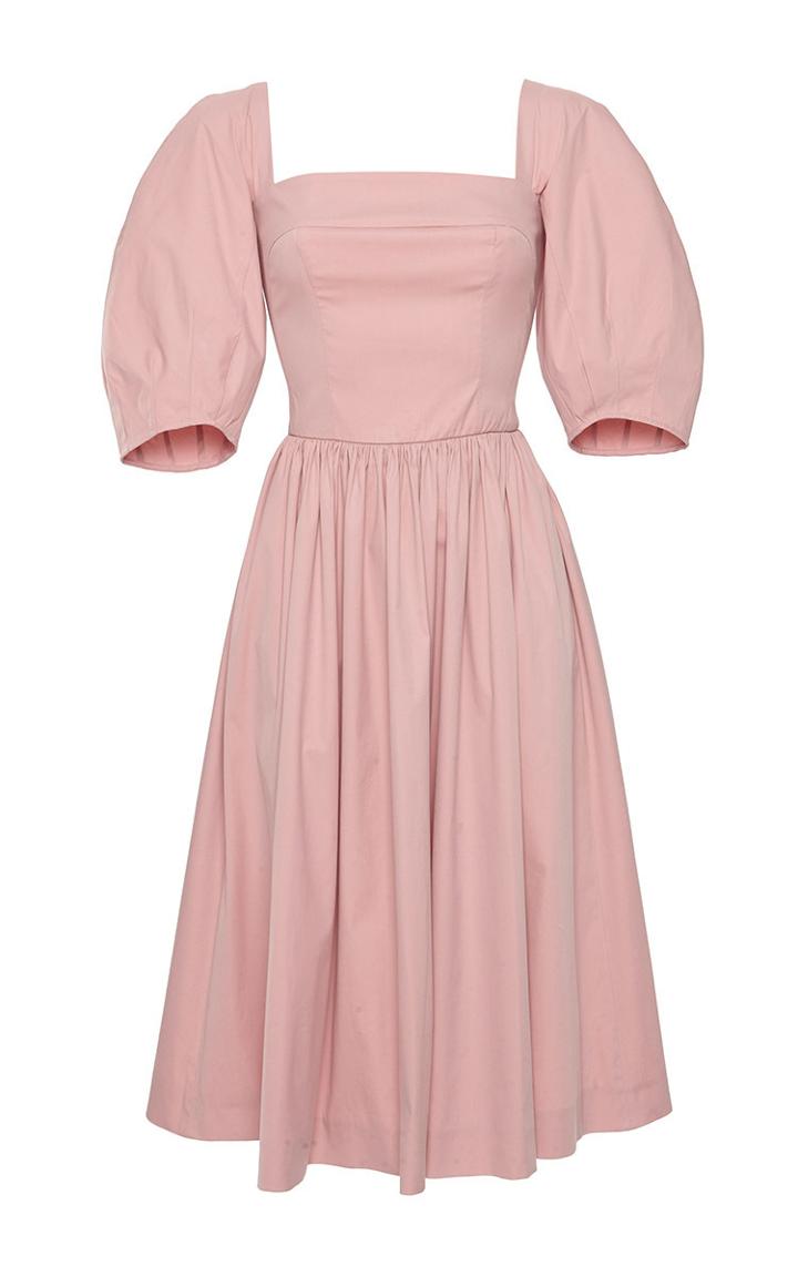 Blumarine Square Neckline A Line Dress