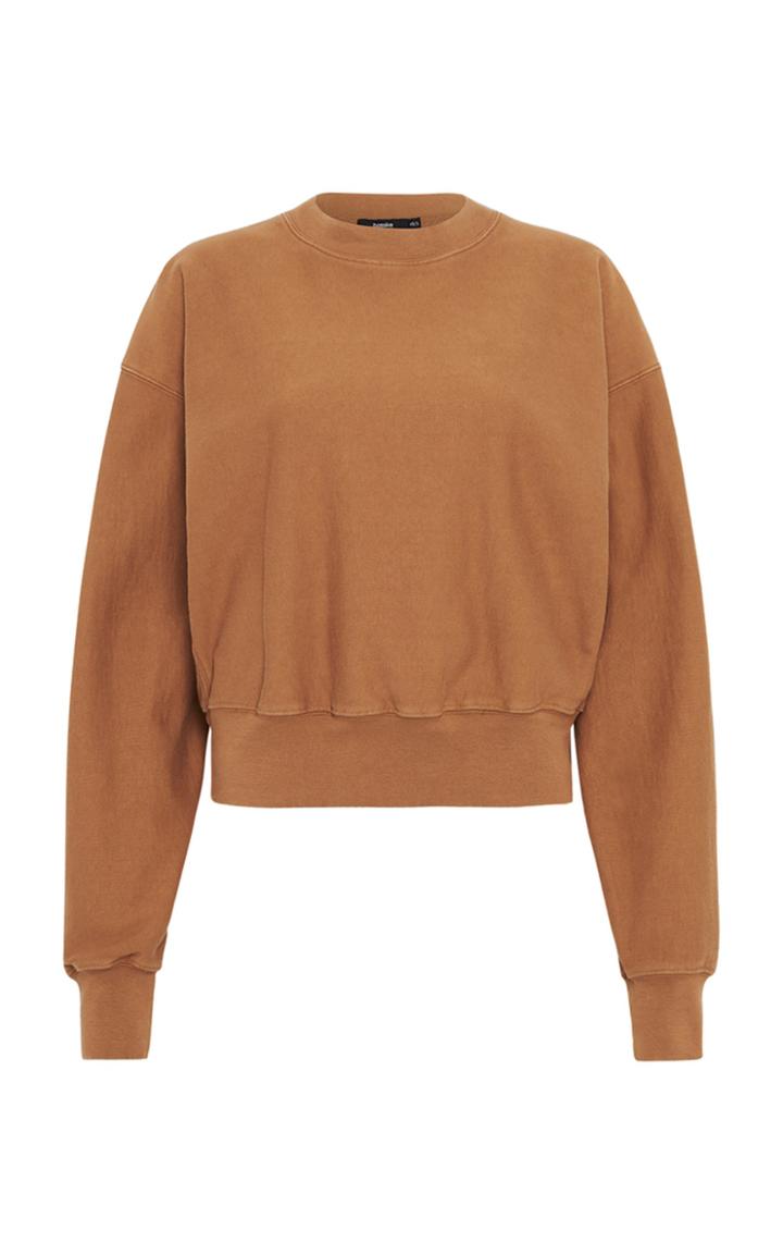 Moda Operandi Bassike Oversized Open-back Cotton Sweatshirt