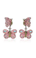 Sylvie Corbelin One-of-a-kind Medium Sapphire Butterfly Earrings