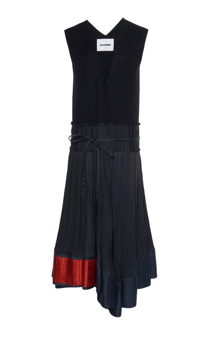 Moda Operandi Jil Sander Drop-waist Wool Dress