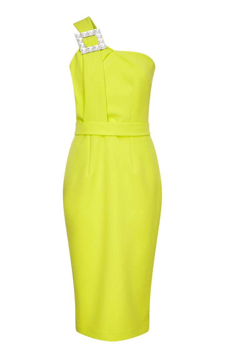 Safiyaa Malania One Shoulder Dress