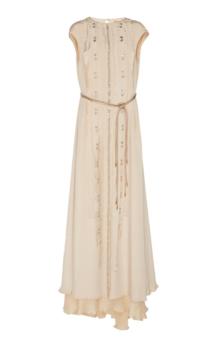 Pascal Millet Silk Crepe Grecian Gown