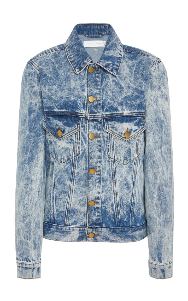 Victoria Victoria Beckham Acid-washed Denim Jacket