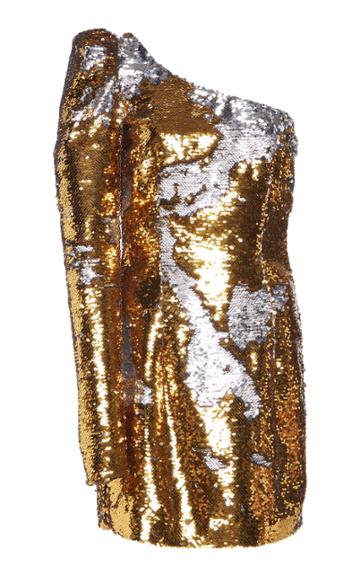 Amen Couture Sequin One Sleeve Dress
