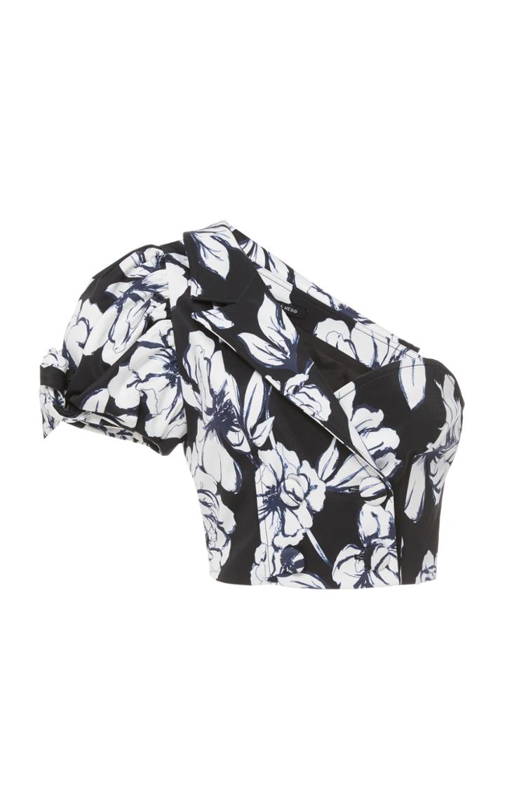 Marissa Webb Niko Printed Ottoman Top