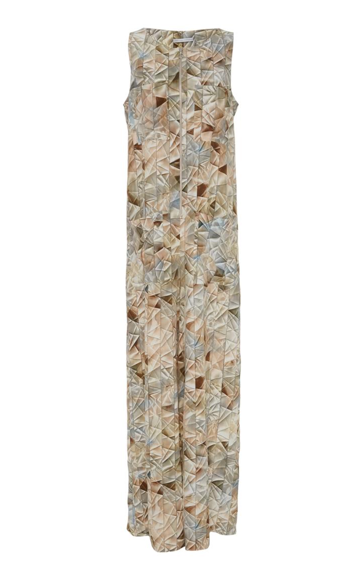 Christina Economou Relaxed Pleated Jumpsuit