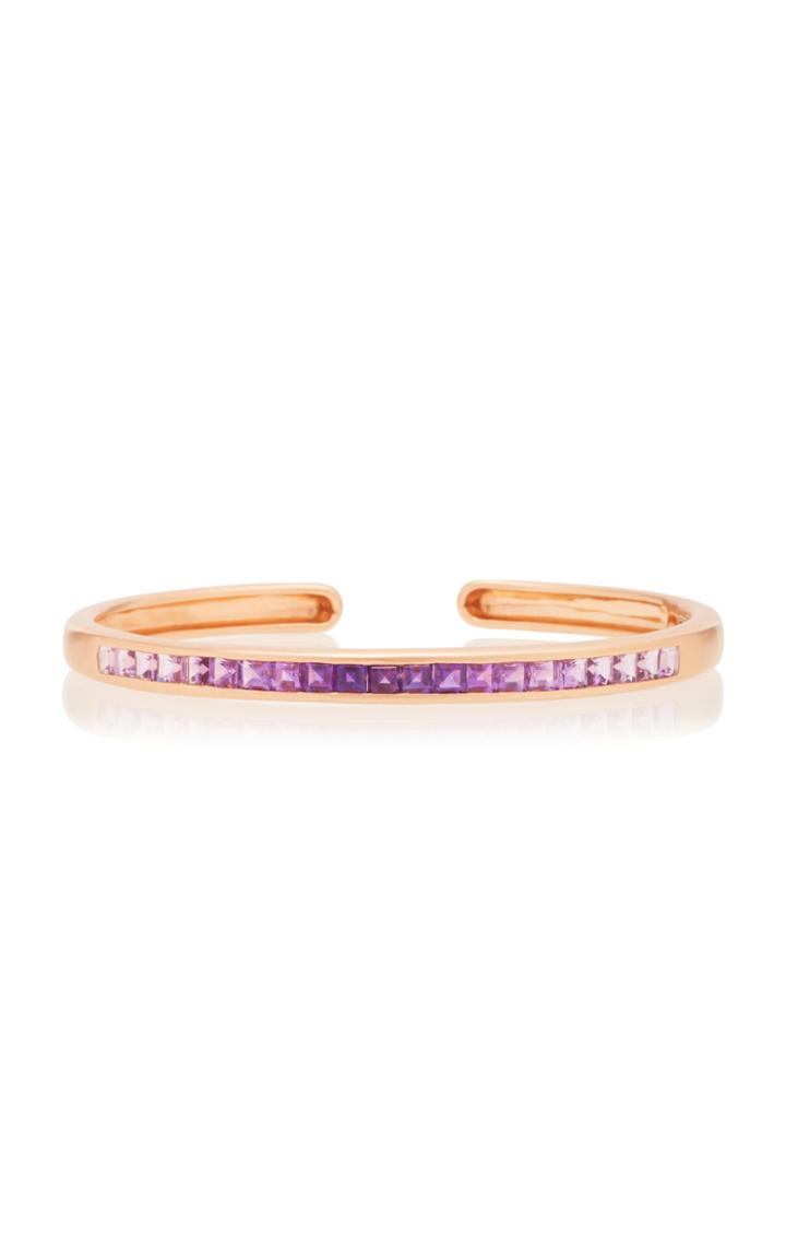 Moda Operandi Jane Taylor Cirque Hinged Oval Cuff With Squares