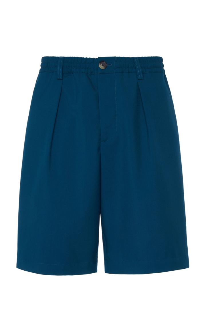 Marni Front Pleat Elastic Band Shorts