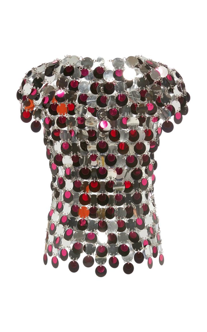 Moda Operandi Paco Rabanne Paillette Top Size: 36
