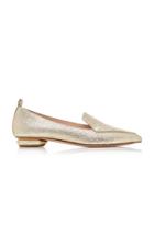 Nicholas Kirkwood Beya Metallic Leather Loafers