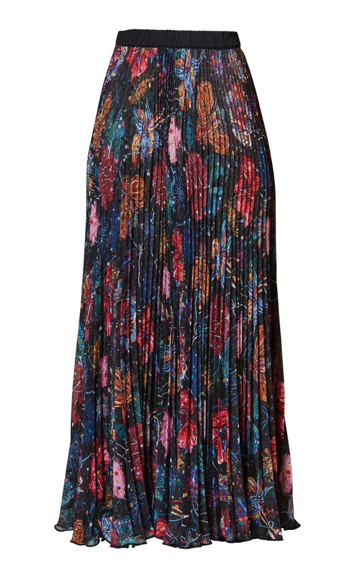 Romance Was Born Wildflower Pleat Skirt
