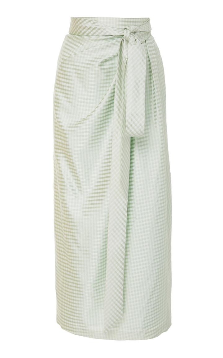 Carolina Herrera Silk Midi Skirt