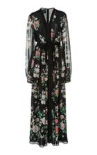 Giambattista Valli Floral-print Silk Maxi Dress