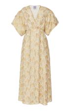Thierry Colson Marieke Floral Silk-blend Brocade Maxi Dress