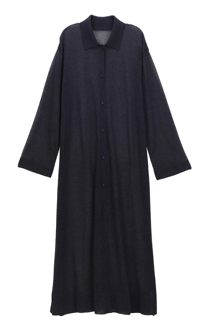 Moda Operandi Le17 Septembre Sheer-knit Cotton-blend Tunic Shirt