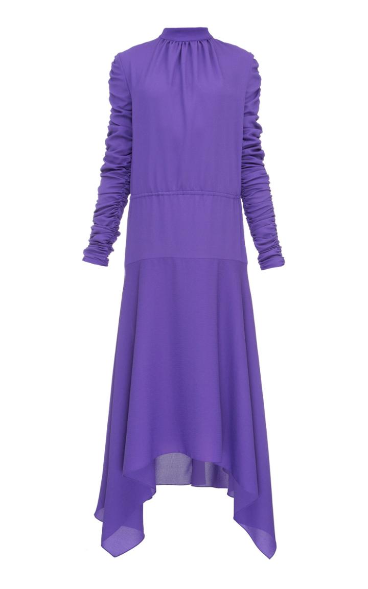 Elenareva Asymmetric Hem Midi Dress