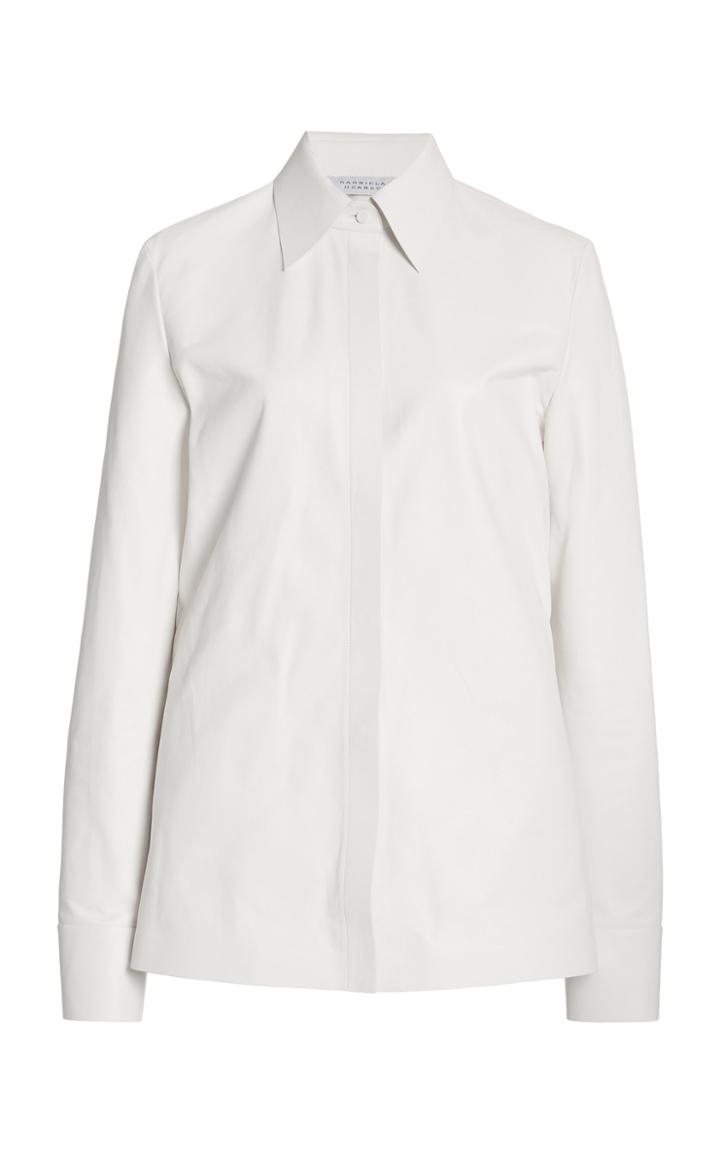 Moda Operandi Gabriela Hearst Timmins Leather Top