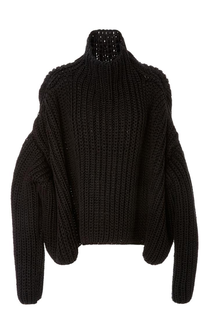 Oscar De La Renta Chunky Knit Sweater