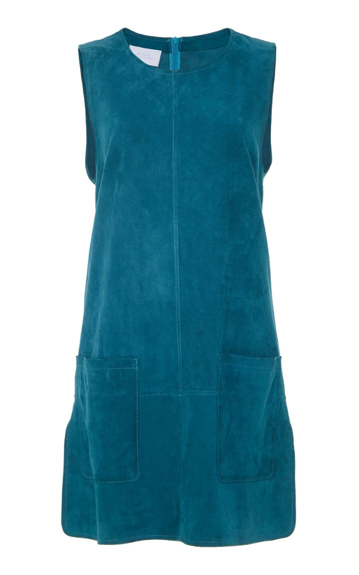 Luisa Beccaria Suede Mini Dress