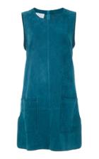 Luisa Beccaria Suede Mini Dress
