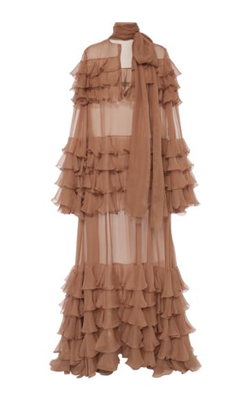 Moda Operandi Valentino Tie-accent Silk Gown