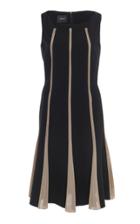 Akris Double Face Bi-colored Wool Dress