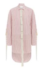 Lee Mathews Sunny Striped Oversized Cotton Shirt