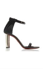 Proenza Schouler Two-tone Ruched Leather Sandals